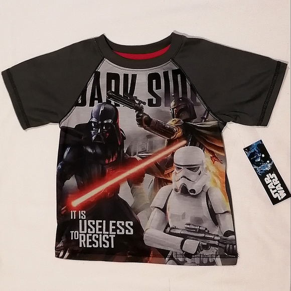 🔥SALE🔥 Disney Star Wars Darth Vader Boy's 2 Pc Pajamas Set NWT Size XS (4-5) - Picture 2 of 7